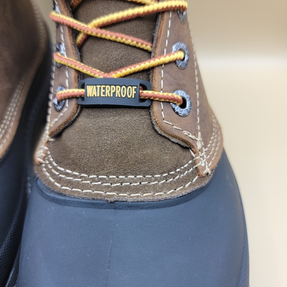 Wolverine Floorhand Steel Toe Swamp Boots Men's Size 9.5 M Brown Black Work Boot - Picture 6 of 13